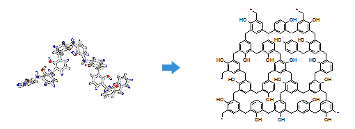 采用原子md模拟方法研究了交联酚醛树脂的结构